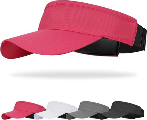 Sport Sun Visor for Men Women, Lightweight Adjustable Cooling Stretchy Visor Hat for Running, Tennis, Golf in Saudi Arabia