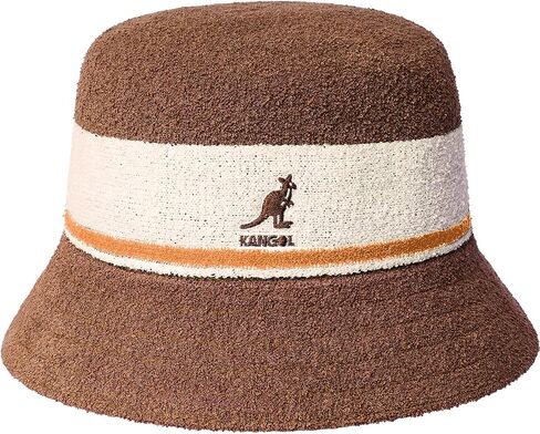 Kangol Bermuda Stripe Bucket - Electric Pink/M Bucket Hat in Saudi Arabia