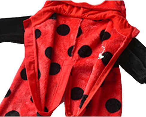 Infant Boy Girl Ladybug Romper Hooded Long Sleeve Fleece Bee Jumpsuit Newborn Baby Halloween Costume Animal Clothes in Kuwait