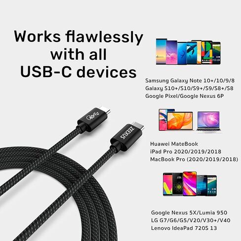 USB-A to USB-C Cable - 15 FT Long USB C Cable - Compatible with Meta/Oculus Quest 3, Quest2/Pro/Pico4, PC/Steam VR - Charger Cord 90 Degree Angled - USB 3.2 Gen1 5gbps in Saudi Arabia