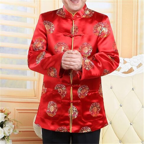 Tang Suit Chinese Traditional Clothing Men's Chinese Style Retro Jacket Coat in Kuwait
