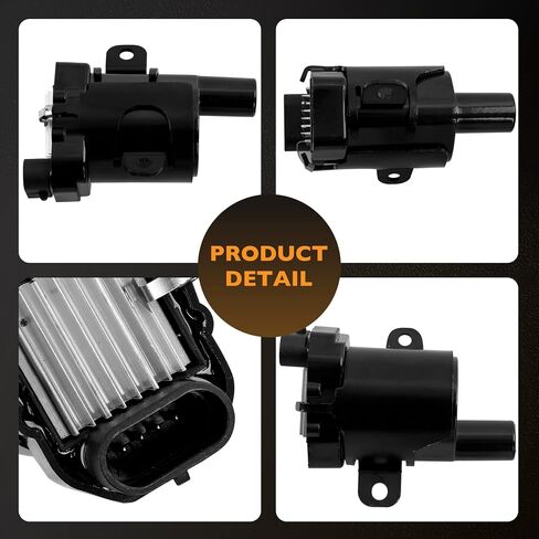HQPASFY UF262 Ignition Coils & Iridium Spark Plug & Wires Set of 8 Compatible with Chevy Avalanche Express Silverado 1500 2500 3500 GMC Savana Sierra Cadillac Buick Rapalce# D585 GN10119 in Kuwait