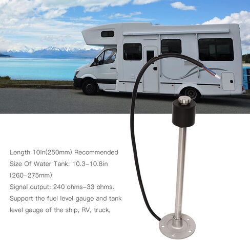 PerGar Fuel Water Level Sensor, 240 to 33ohms Fuel Sending Unit 10in IP67 Waterproof Universal Accurate Fuel Gauge Sending Unit, Automotive Replacement Fuel Sending Switches in Saudi Arabia