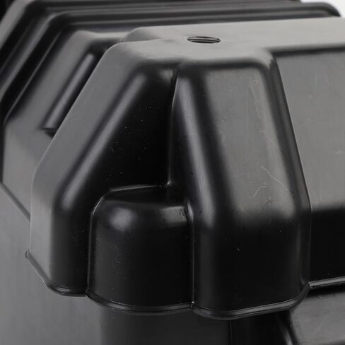 Haofy Marine Battery Box Heavy Duty ABS Construction, Fits Batteries 325x195x185mm Shockproof Weatherproof Enclosure for RV Boat Trailer Batteries in Saudi Arabia