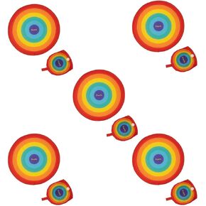 Fisura – Original round folding fan Daisy. Original foldable folding fan. Foldable Frisbee. Single Unit. Portable fan for parties. Measures: 8 inches. in Kuwait