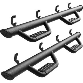 Tyger Auto Tyger Access Access Boards متوافقة مع 2019-2025 Chevy Silverado GMC Sierra 1500 ؛ 2020-2025 2500 3500HD | طاقم الكابينة | TG-AS2C24001 | سكة خطوة إسقاط سوداء سوداء in Kuwait