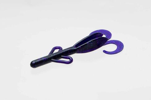 Zoom Bait Baby Brush Hog Bait-Pack of 12 (Watermelon Orange, 5 1/2-Inch), One Size (042-305) in Saudi Arabia