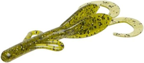 Zoom Bait Baby Brush Hog Bait-Pack of 12 (Watermelon Orange, 5 1/2-Inch), One Size (042-305) in Saudi Arabia