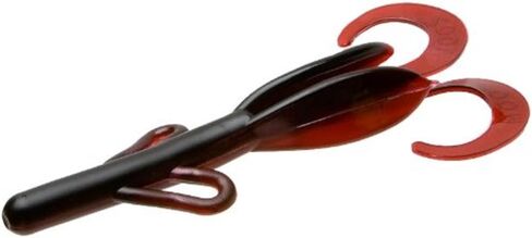 Zoom Bait Baby Brush Hog Bait-Pack of 12 (Watermelon Orange, 5 1/2-Inch), One Size (042-305) in Saudi Arabia