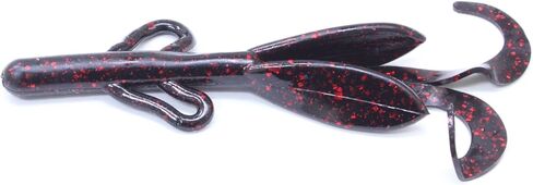 Zoom Bait Baby Brush Hog Bait-Pack of 12 (Watermelon Orange, 5 1/2-Inch), One Size (042-305) in Saudi Arabia
