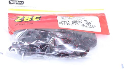 Zoom Bait Baby Brush Hog Bait-Pack of 12 (Watermelon Orange, 5 1/2-Inch), One Size (042-305) in Saudi Arabia