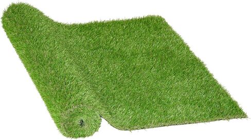 Low- 10' x 3' Artificial Turf Grass with Simulated Look & Feel, Quick-Drying, Green in Saudi Arabia