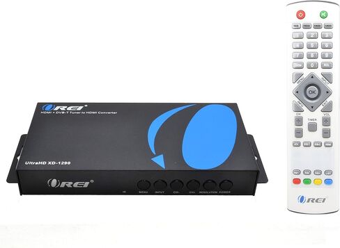 OREI XD-1290 4K PAL HDMI to NTSC HDMI Video Converter Built in Digital DVB-T TV Tuner - Change Channels - Worldwide Voltage in Saudi Arabia
