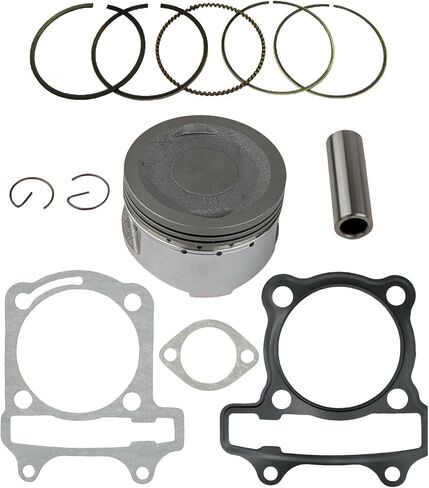 RedCap 63mm Piston Ring with Cylinder Gasket Rebuild Kit for 200cc GY6B Engine 1P63QML Fits 4-Stroke Apollo 200cc Dirt Bikes Kandi Batman Go Kart 57mm Stud Spacing in Saudi Arabia