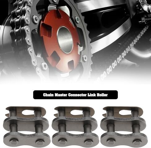 10pcs سلسلة موصل Master Link Roller Mountain Bike Master Link 0.8 inch pitch 60H-1 Cl Cl 60H-1 Phc 60H-1 C/L لنقل المعدات التغليف للأنظمة المعدات الزراعية in Saudi Arabia