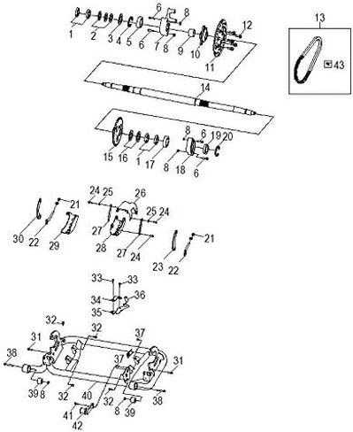 Polaris RZR Chain Link, Master, RZR 170, Genuine OEM Part 0454905, Qty 1 in Saudi Arabia
