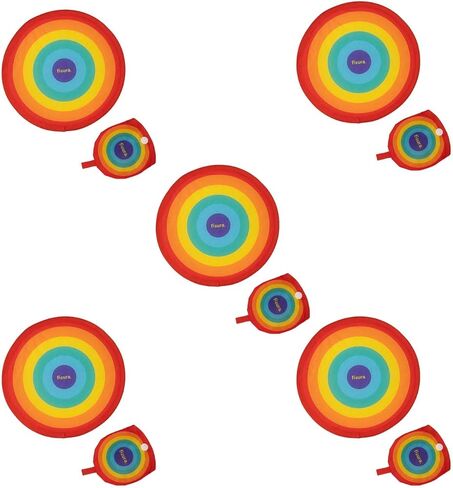 Fisura – Original round folding fan Daisy. Original foldable folding fan. Foldable Frisbee. Single Unit. Portable fan for parties. Measures: 8 inches. in Kuwait