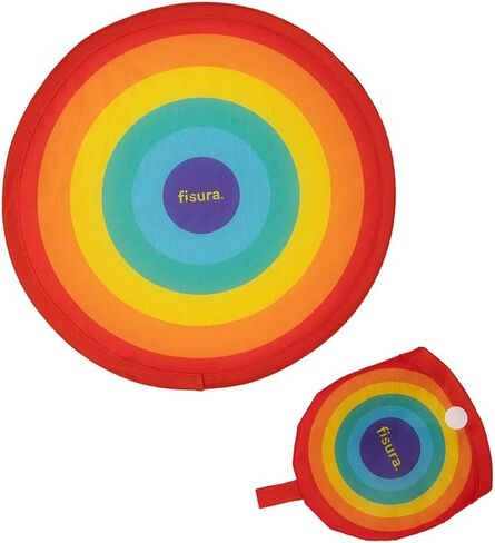 Fisura – Original round folding fan Daisy. Original foldable folding fan. Foldable Frisbee. Single Unit. Portable fan for parties. Measures: 8 inches. in Kuwait