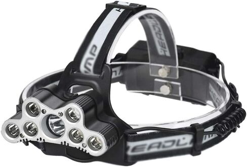 Headlamp -Modes Super Bright Headlamp with Rechargeable Batteries, Waterproof, Lightweight Camping Outdoor Sports Headlight in Saudi Arabia