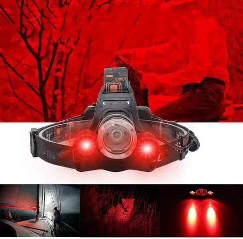 Headlamp -Super Bright LED Headlamp Modes Waterproof ， Lightweight Camping Outdoor Sports Headlight in Kuwait