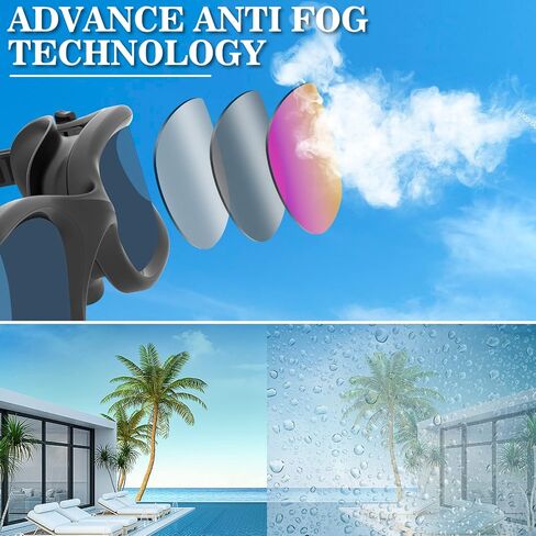 WIN.MAX Polarized Swimming Goggles Swim Pool Goggles Anti Fog Anti UV No Leakage Clear Vision for Men Women Adults Teenagers in Kuwait