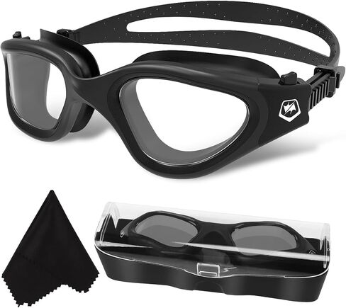 WIN.MAX Polarized Swimming Goggles Swim Pool Goggles Anti Fog Anti UV No Leakage Clear Vision for Men Women Adults Teenagers in Kuwait