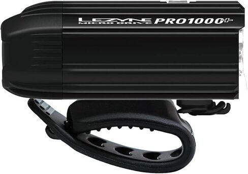 ضوء أمامي للدراجة Lezyne Micro Drive Pro 800XL، LED أبيض، 800 لومن، الطريق، الجبل، دراجة الحصى، قابلة لإعادة الشحن عبر USB، أسود in Saudi Arabia