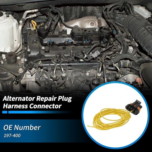 8Ft Alternator Repair Plug Harness Connector for Chevrolet Malibu 2000-2010 Alternator Wiring Harness 197-400 in Saudi Arabia
