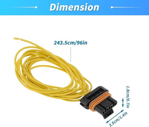 8Ft Alternator Repair Plug Harness Connector for Chevrolet Malibu 2000-2010 Alternator Wiring Harness 197-400 in Saudi Arabia