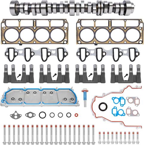 Non AFM DOD DOD KIT 5.3L مع عمود الحدبات ، المصاعد ، مجموعة حشية الرأس والبراغي ، تناسب 2007-2013 CHEVY SILVERADA/TAHOE/AVALANCHE ، GMC SIERA/YUKON 5.3L V8 TRACK SUV in Saudi Arabia