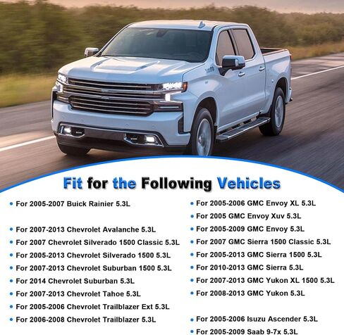 Non AFM DOD DOD KIT 5.3L مع عمود الحدبات ، المصاعد ، مجموعة حشية الرأس والبراغي ، تناسب 2007-2013 CHEVY SILVERADA/TAHOE/AVALANCHE ، GMC SIERA/YUKON 5.3L V8 TRACK SUV in Saudi Arabia