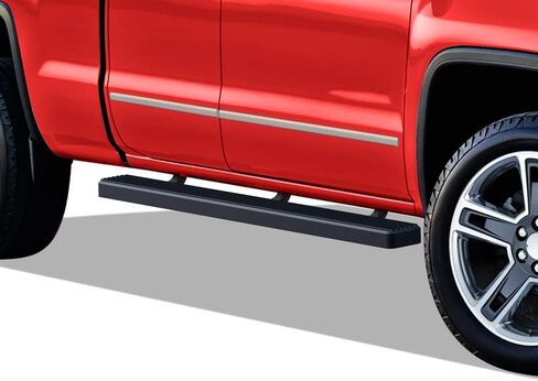 APS Premium 4in Black Running لوحات متوافقة مع Silverado Sierra Double Cab 07-18 in Saudi Arabia