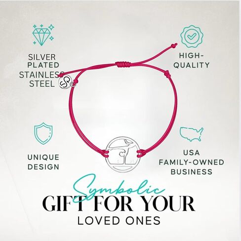 Sportybella - Gymnastics Bracelet, Gymnastics Jewelry, Girls Adjustable Stainless Steel Gymnastics Charm Bracelet for Gymnasts, Gymnastics Gift in Saudi Arabia