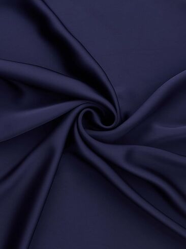 Misschen Women's High Chaxi Skirt ، ساتان A-Line ، حزام مرن مرن in Kuwait