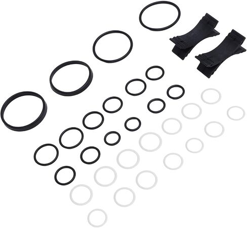 32pcs ABC Valve Block Kit Ptfe Seal Rebuild Kit لـ CL55 CL65 S55 S65 AMG CL500 CL600 - عمر أطول للسيارة للسير. in Saudi Arabia