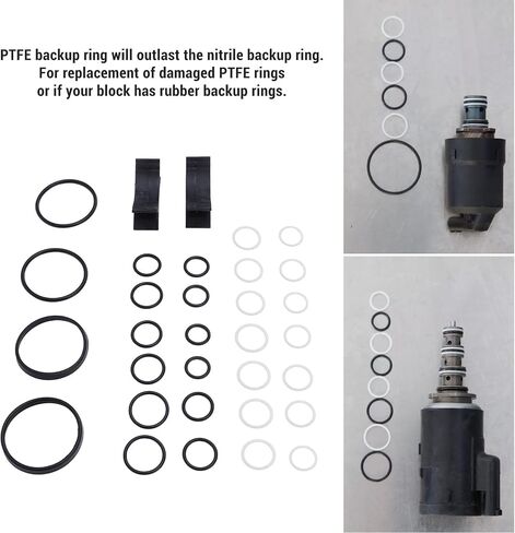 ABC Valve Block PTFE SEAL REBUILD KIT لـ CL55 CL65 S55 S65 AMG CL500 CL600 Models 2000 to 2006 in Kuwait