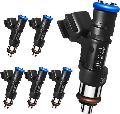حقن الوقود يناسب فورد: Ranger 2005-2011 / Mustang 2005-2010 / Explorer (& Sport TRAC) 2006-2010 ، for Mercury: Mountaineer 2006-2010 ، for: Mazda B4000 2005-2010 V6 4.0L ، OE # 0280158055 (6 pcs) in Kuwait