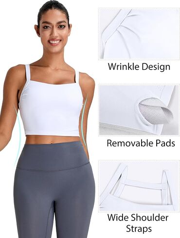 BMJL Women's Workout Tank Top with Bra Braless Backless Crop Athletic Top لليوغا والصالة الرياضية والرياضة in Saudi Arabia