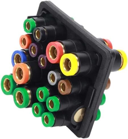MyTee Products Huffice Air Mifold Block-Cab Air Manold يحل محل G58-6032-001 ، Automann 170.1023 ، Meritor G586032001 ، Paccar Parts Ptrg586032001 in Kuwait