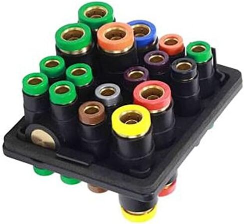 MyTee Products Huffice Air Mifold Block-Cab Air Manold يحل محل G58-6032-001 ، Automann 170.1023 ، Meritor G586032001 ، Paccar Parts Ptrg586032001 in Kuwait