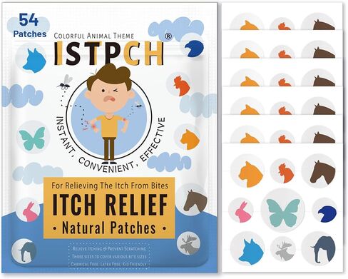 Itch Relief Patches for Kids & Adult, Natural Bug Bite Itch Relief Stickers, Reduce Swelling & Itching - After Bite Relief, Summer Travel Camping Essential Gifts (36 Counts) in Kuwait
