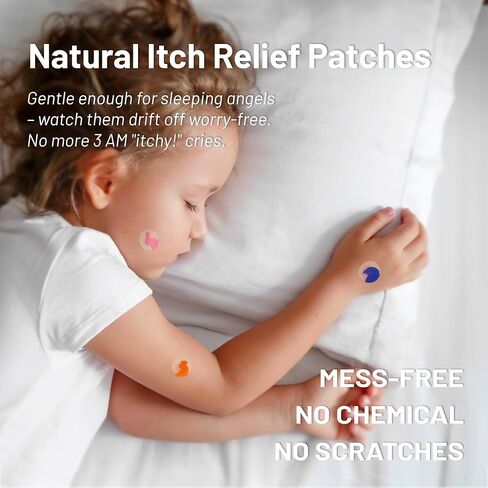 Itch Relief Patches for Kids & Adult, Natural Bug Bite Itch Relief Stickers, Reduce Swelling & Itching - After Bite Relief, Summer Travel Camping Essential Gifts (36 Counts) in Kuwait