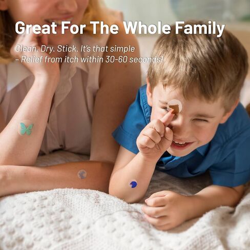 Itch Relief Patches for Kids & Adult, Natural Bug Bite Itch Relief Stickers, Reduce Swelling & Itching - After Bite Relief, Summer Travel Camping Essential Gifts (36 Counts) in Kuwait
