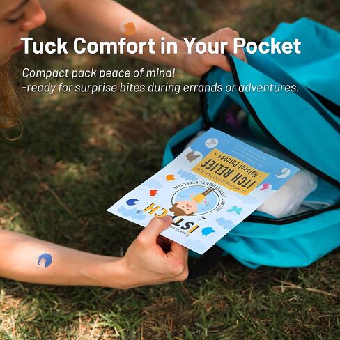Itch Relief Patches for Kids & Adult, Natural Bug Bite Itch Relief Stickers, Reduce Swelling & Itching - After Bite Relief, Summer Travel Camping Essential Gifts (36 Counts) in Kuwait