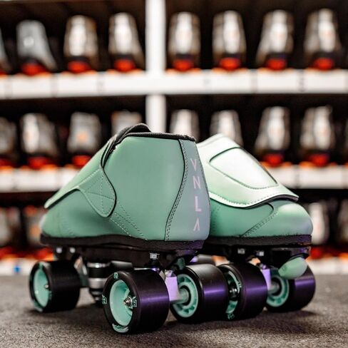 VNLA Junior Mint - Jam Skates for Men and Women - Indoor Unisex Roller Skates for Tricks and Jam Skating Mint Green in Saudi Arabia