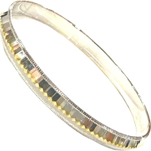 925 Solid Sterling Silver Punjabi Sikh Designer Men Kada #14 in Saudi Arabia