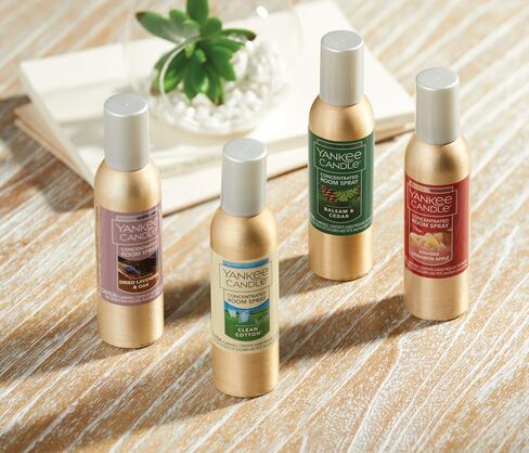 رذاذ غرفة معطر الهواء المركز في يانكي ، مزيل الرائحة للمنزل ، الحمام ، البلسم والأرز ، 1.5 أوقية (حزمة 3) in Saudi Arabia