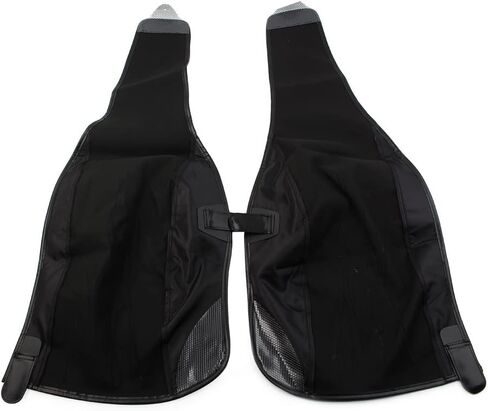 SIKUAI Trike Mudguard Bra Black Leather Flame Rear Mudguard Bib Sets for Harley Tri Glide Ultra Classic FLHTCUTG 2009-later, FLHXXX 2010-2011 in Saudi Arabia