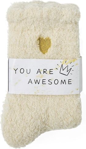 American Trends Coral Fleece Cloud Socks Ultra-Soft Fuzzy Warm Sleep Socks Cozy Unisex Gifts for Birthday Self-Care in Saudi Arabia