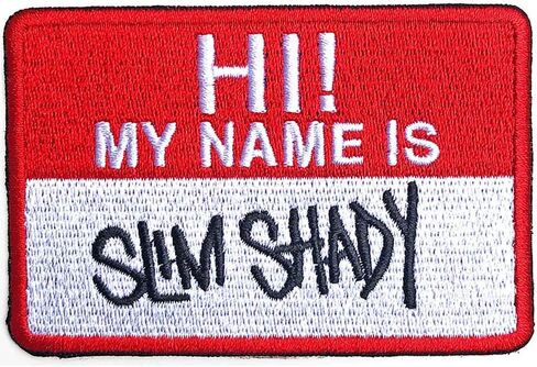 Eminem Patch Slim Shady Name Badge New Official in Saudi Arabia